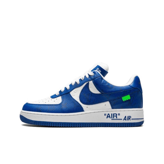 Louis Vuitton Nike Air Force 1 Low By Virgil Abloh White Royal