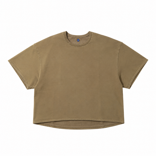 Yeezy Gap Engineered By Balenciaga Fleece Yoke Tee Bronze
