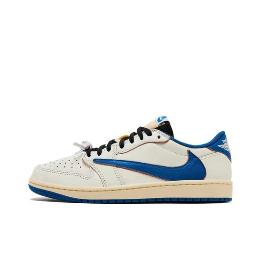 Jordan 1 Retro Low OG SP Fragment x Travis Scott Sail Military Blue