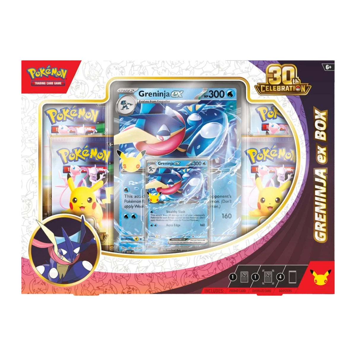 Pokémon TCG: 30th Celebration Greninja ex Box
