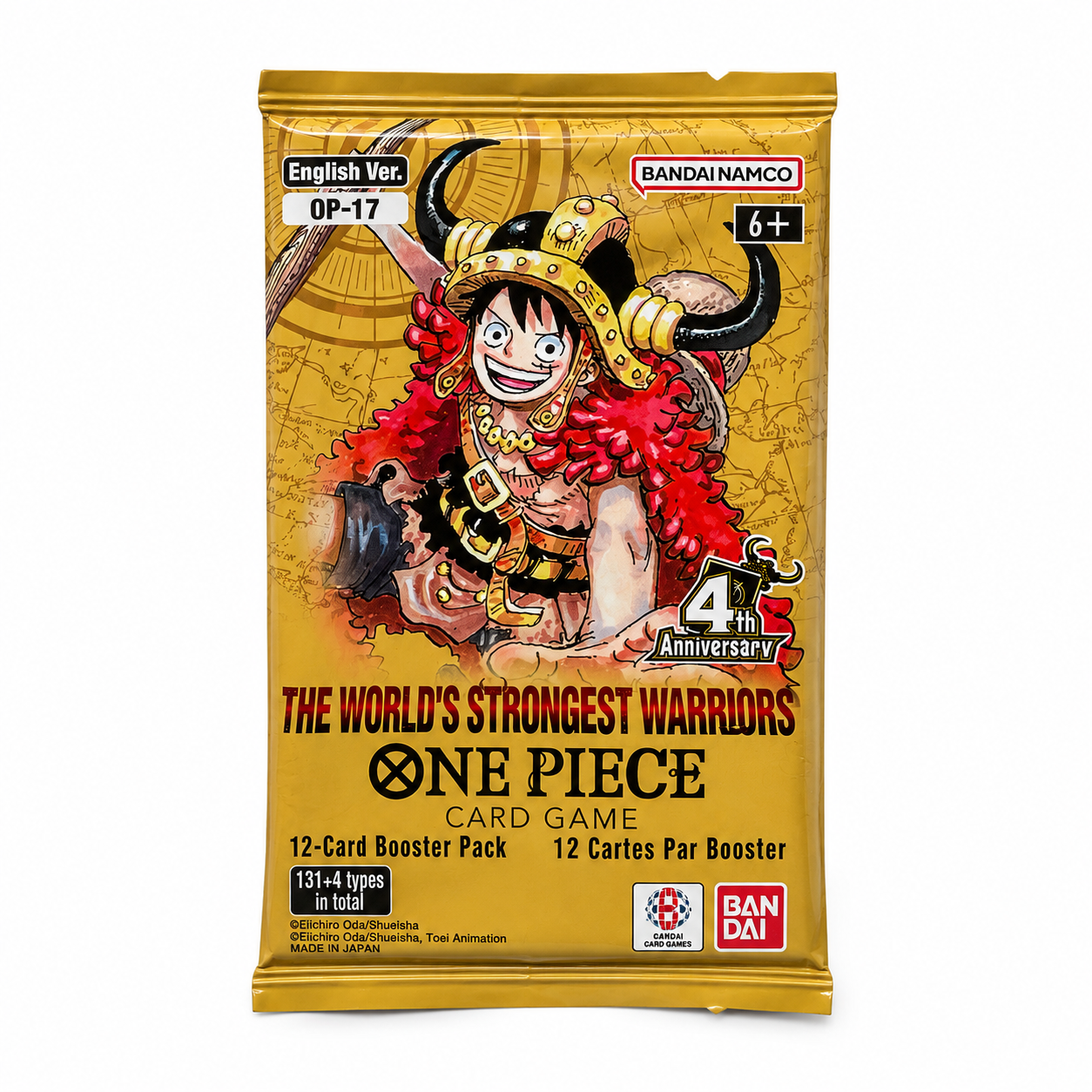 One Piece Card Game The World’s Strongest Warriors OP-17 Booster Pack