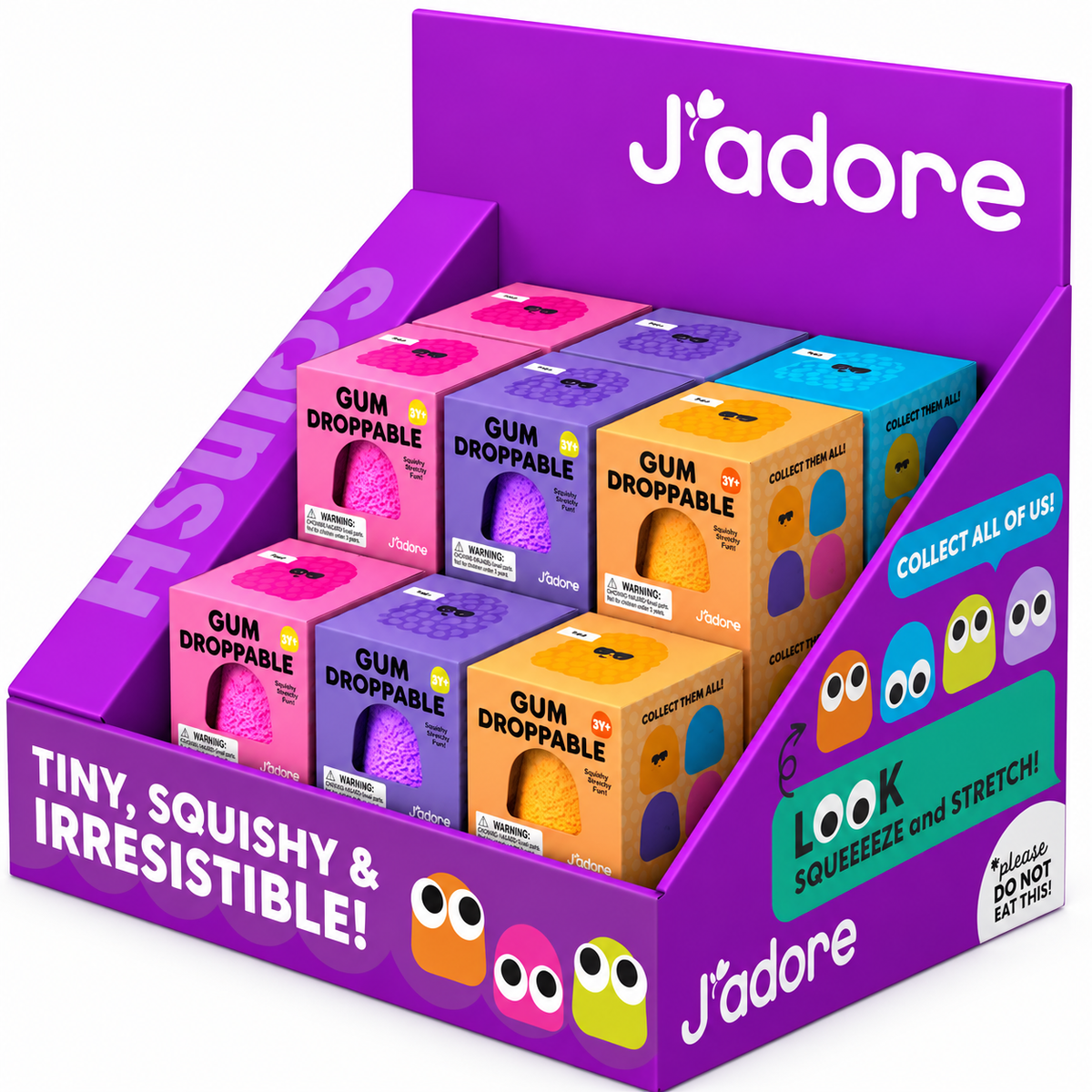 J'adore Gum Droppable Squishy
