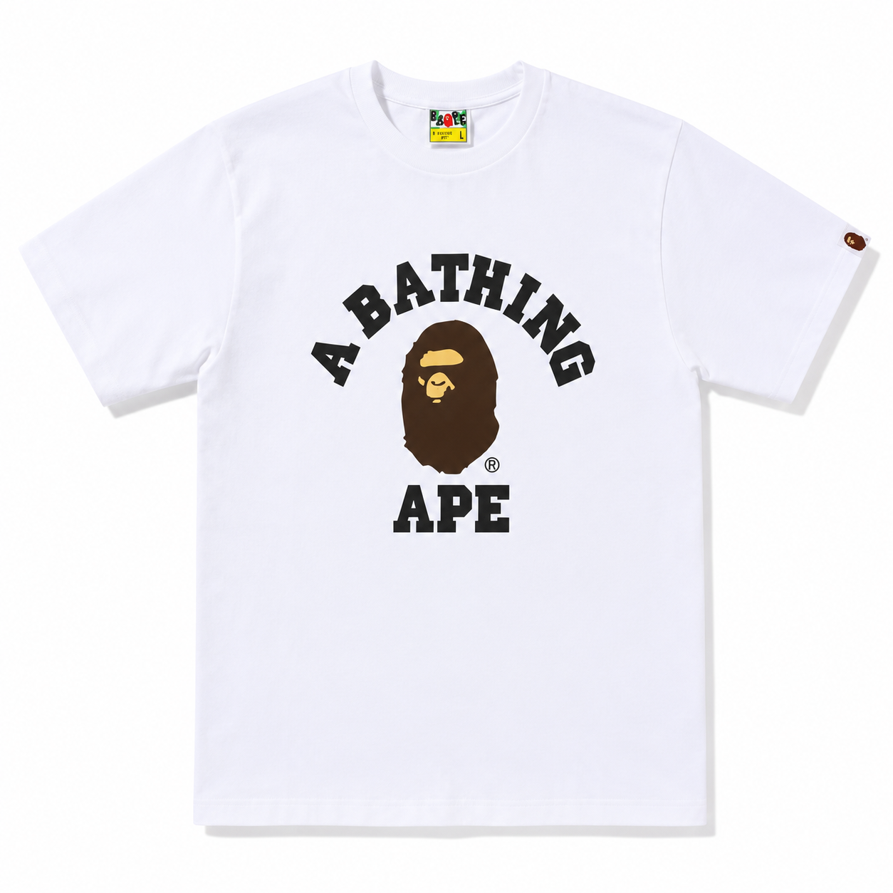 BAPE Ape Head College Tee