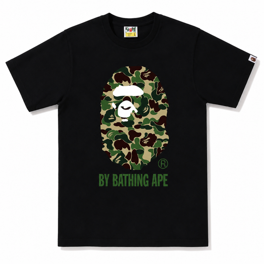 BAPE ABC Camo By Bathing Ape Tee Black Green