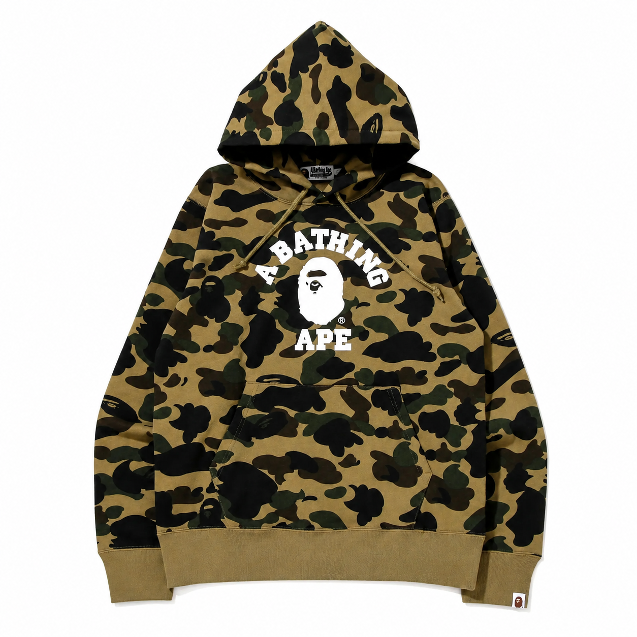 BAPE 1st Camo College Pullover Hoodie