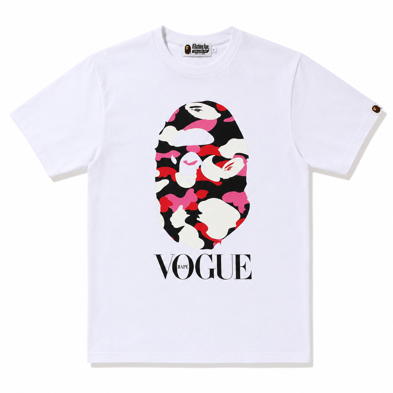 BAPE x VOGUE Ape Head Tee
