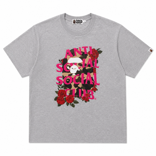 BAPE x Anti Social Social Club Tee Grey