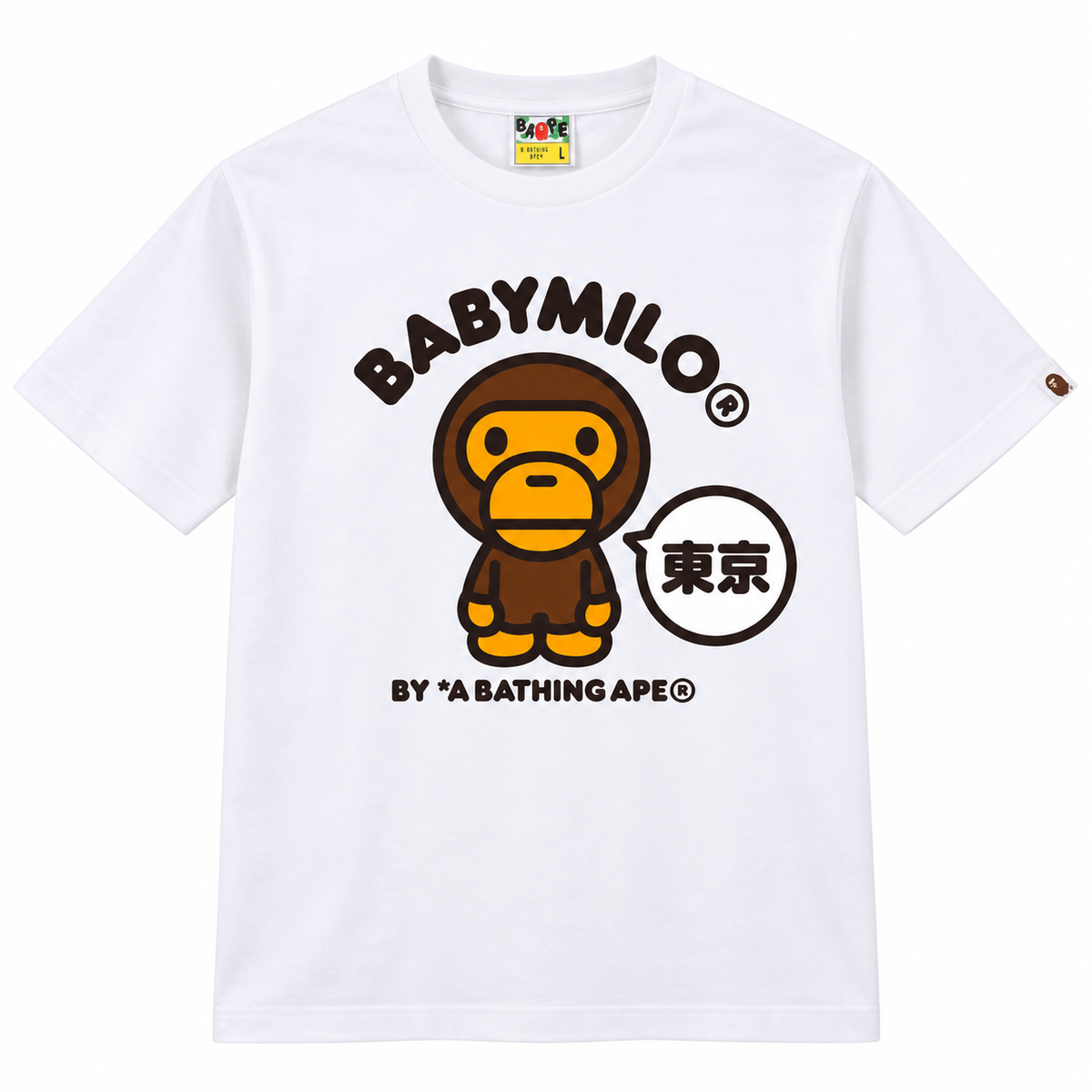 BAPE BABY MILO®︎ TEE (Tokyo Exclusive) White