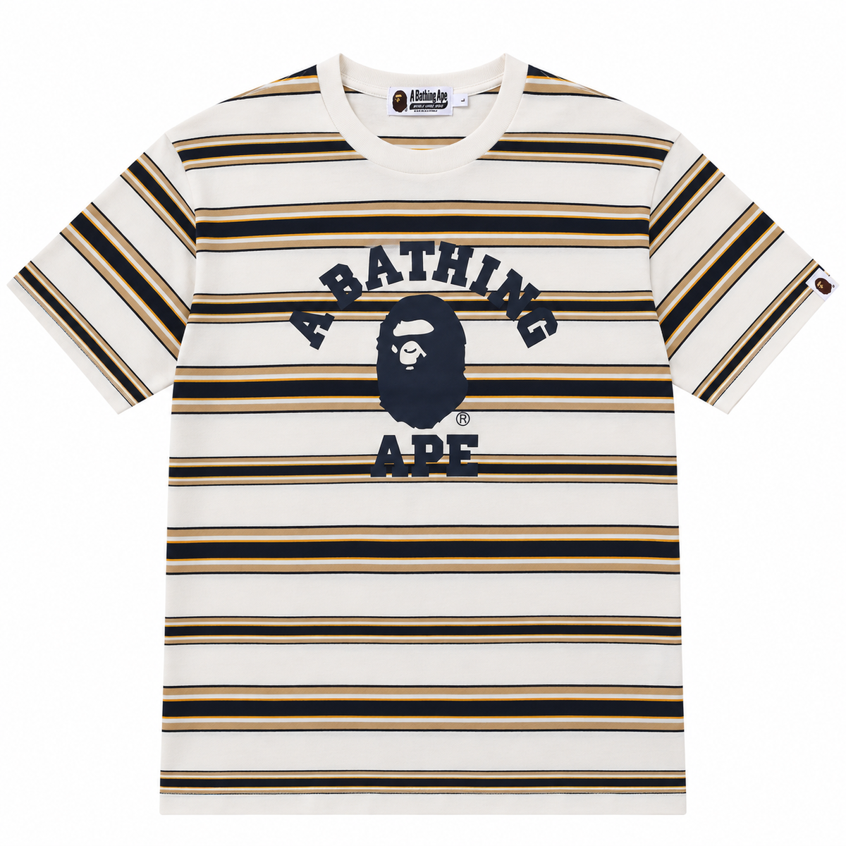 BAPE College Stripe Tee