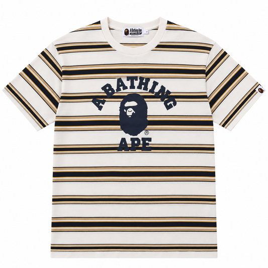 BAPE College Stripe Tee