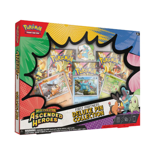 Pokemon TCG Mega Evolution - Ascended Heroes First Partners Deluxe Pin Collection