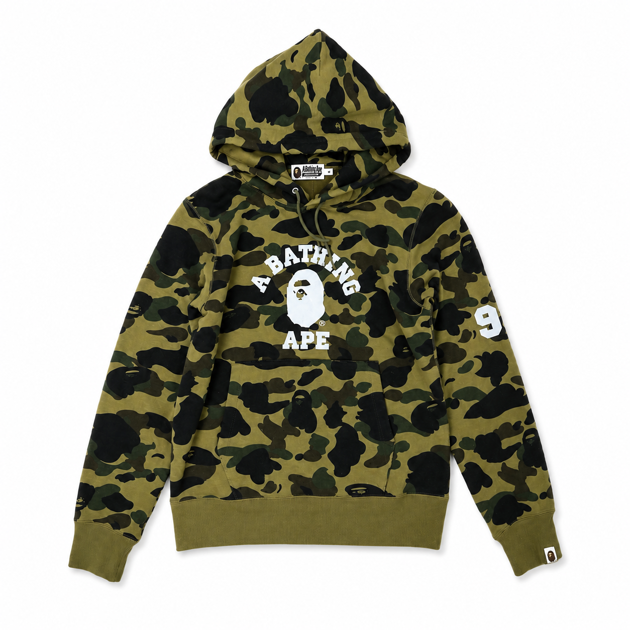 BAPE 1st 93 Camo College Pullover Hoodie