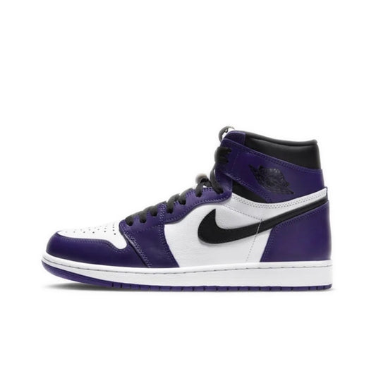 Jordan 1 Retro High Court Purple White Pre-owned US 10.5