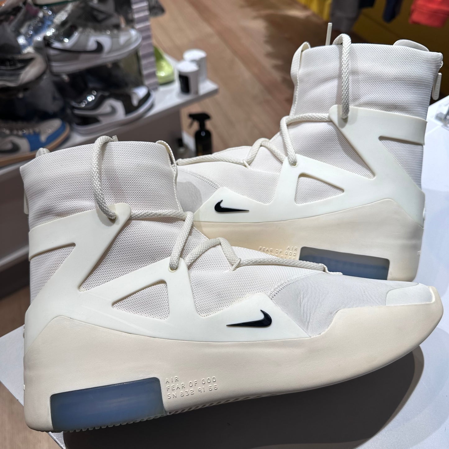 Nike Air Fear Of God 1 Sail Black Pre-owned US 11