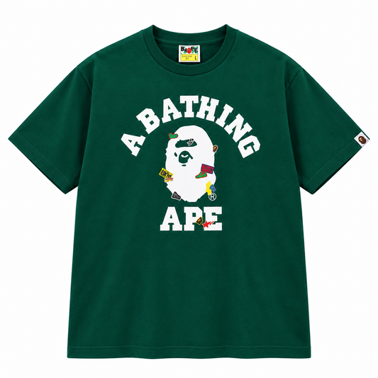 BAPE Sticker College Relaxed Fit Tee (26SS)