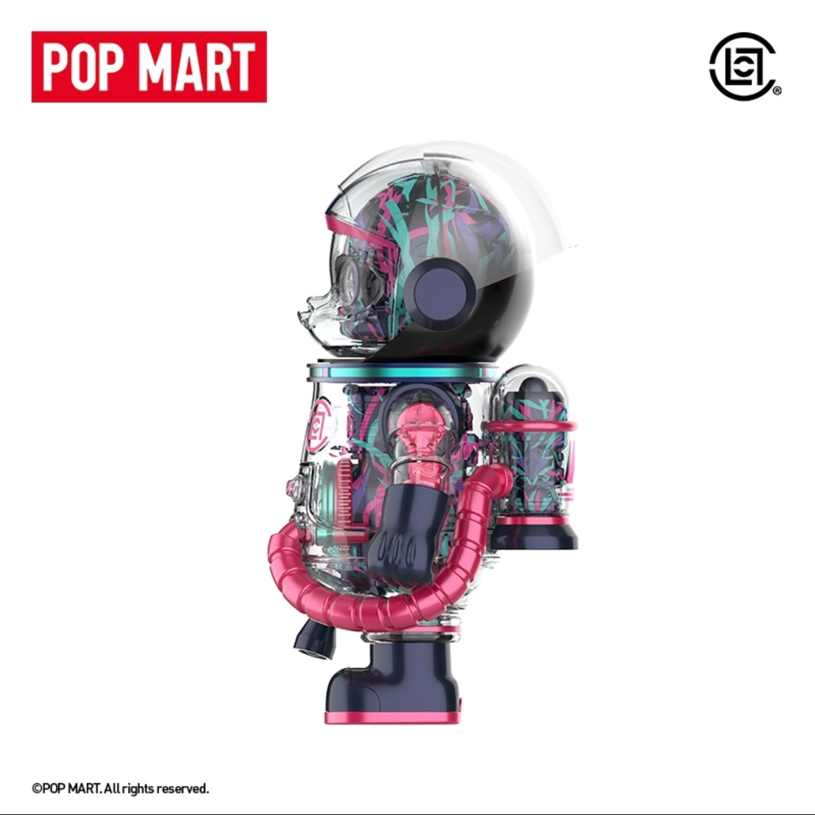 Pop Mart Mega Space Molly Clot - Magenta Alinegra 400%