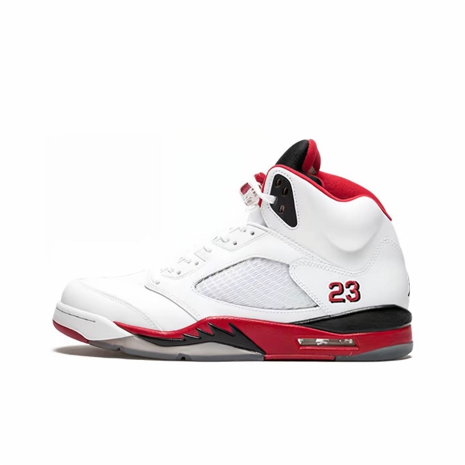 Jordan 5 Retro Fire Red Black Tongue (2013) Pre-owned US 12