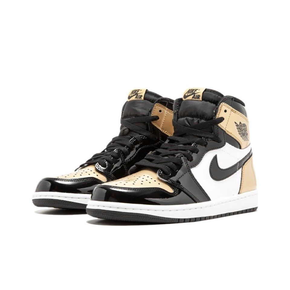 Jordan 1 Retro High NRG Patent Gold Toe