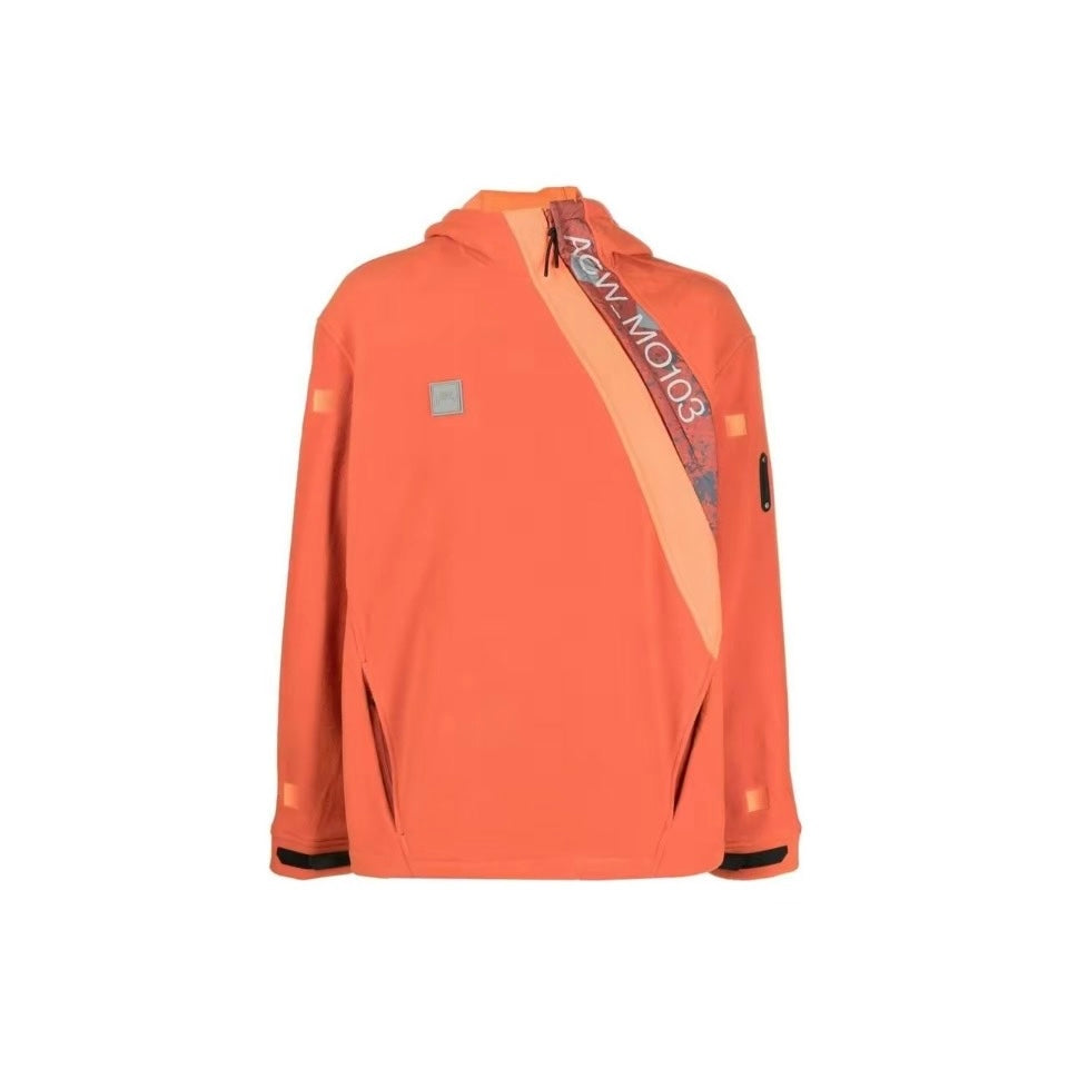 A-Cold-Wall Fleece Half Zip Orange