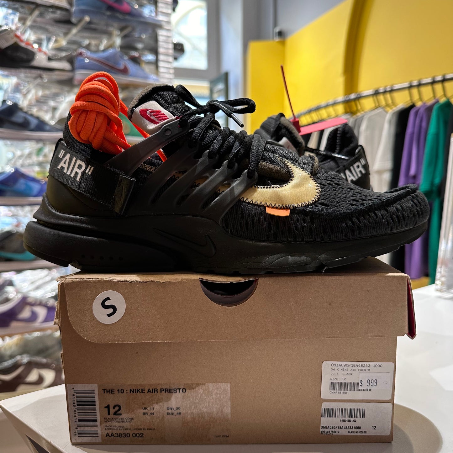 Nike Air Presto Off-White Black (2018) Pre-owned