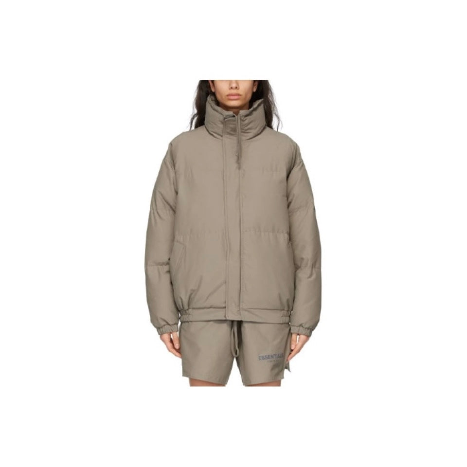 Fear of God Essentials Puffer Jacket Taupe