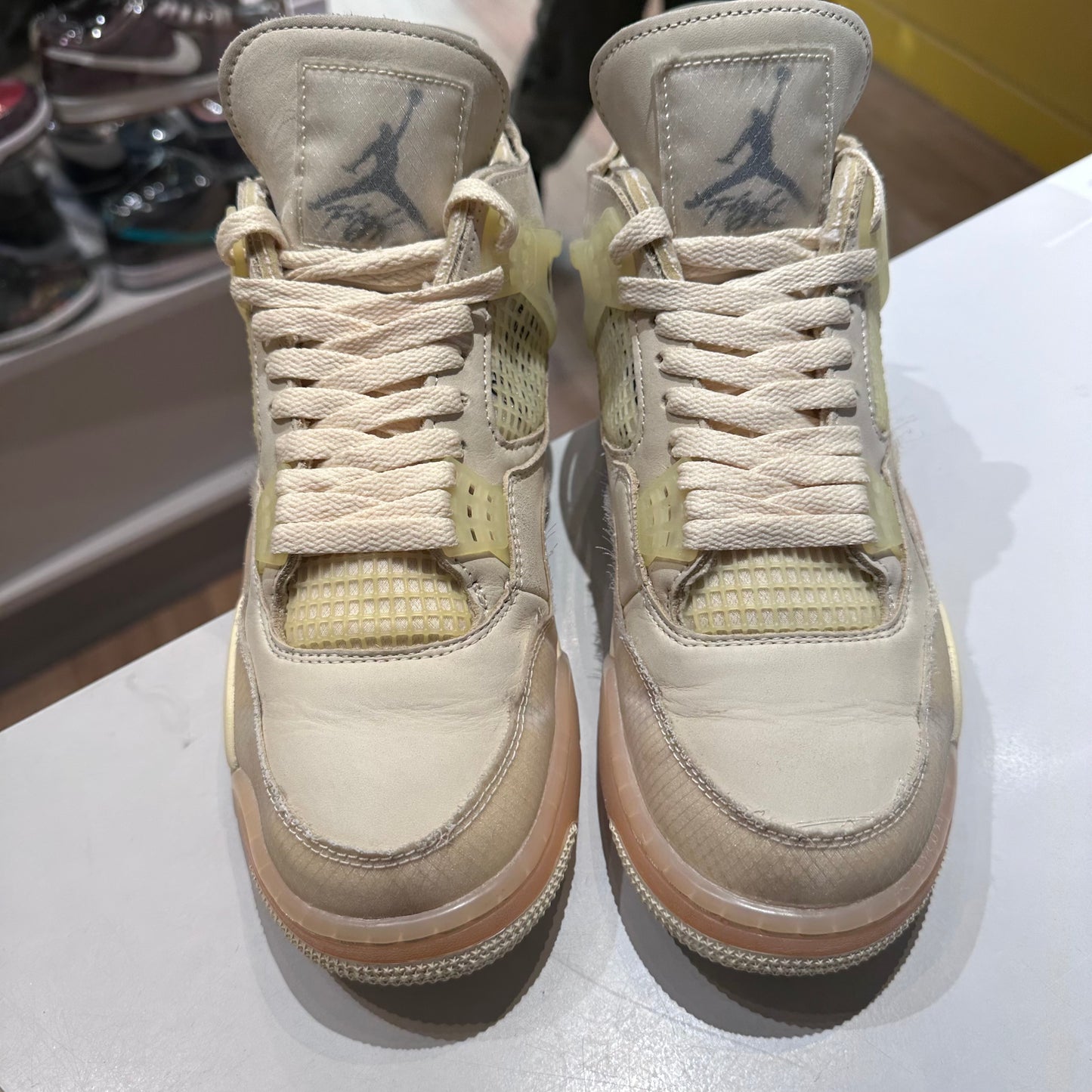 Jordan 4 Retro Off-White Sail (Women's) WUS 11 Pre-owned