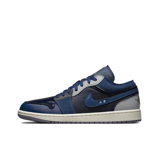 Jordan 1 Low SE Craft Obsidian French Blue Ashen Slate White