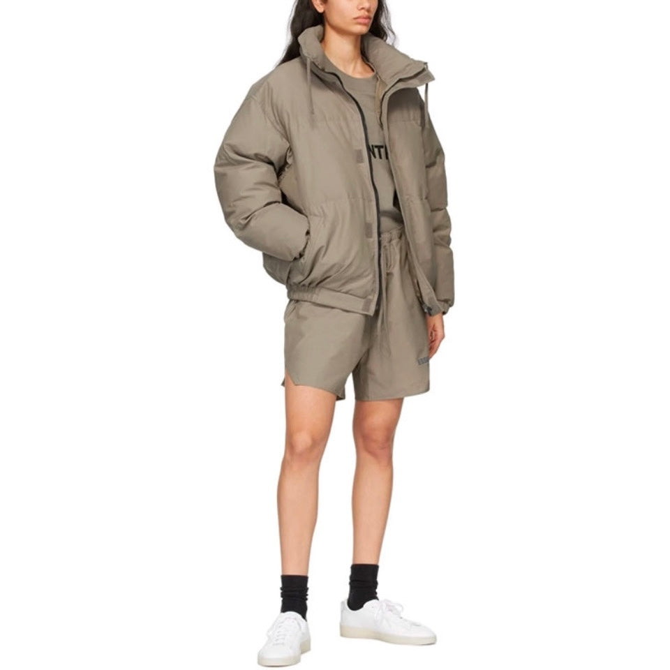 Fear of God Essentials Puffer Jacket Taupe