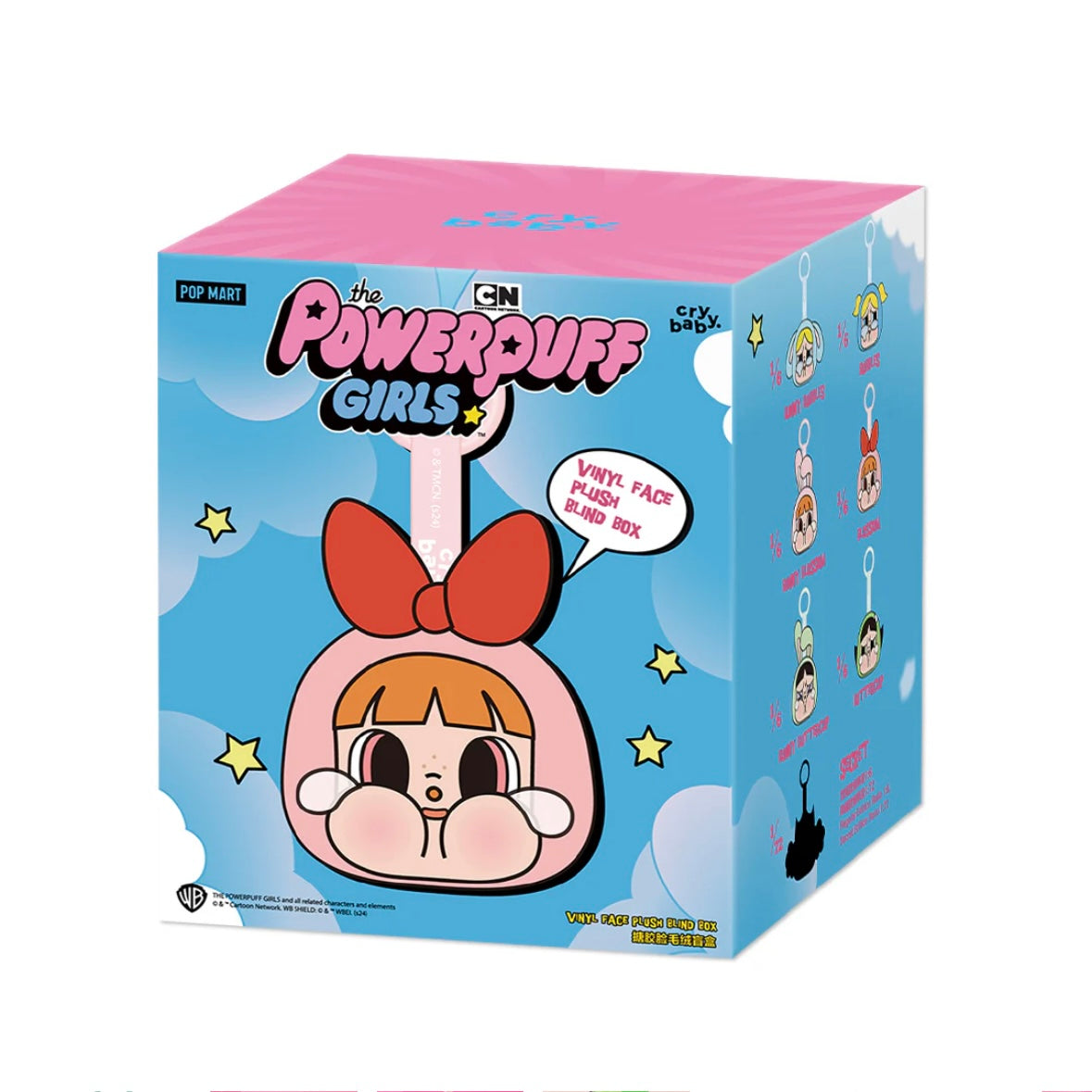 Pop Mart CryBaby x Powerpuff Girls Series Vinyl Face Plush 1 Blind Box