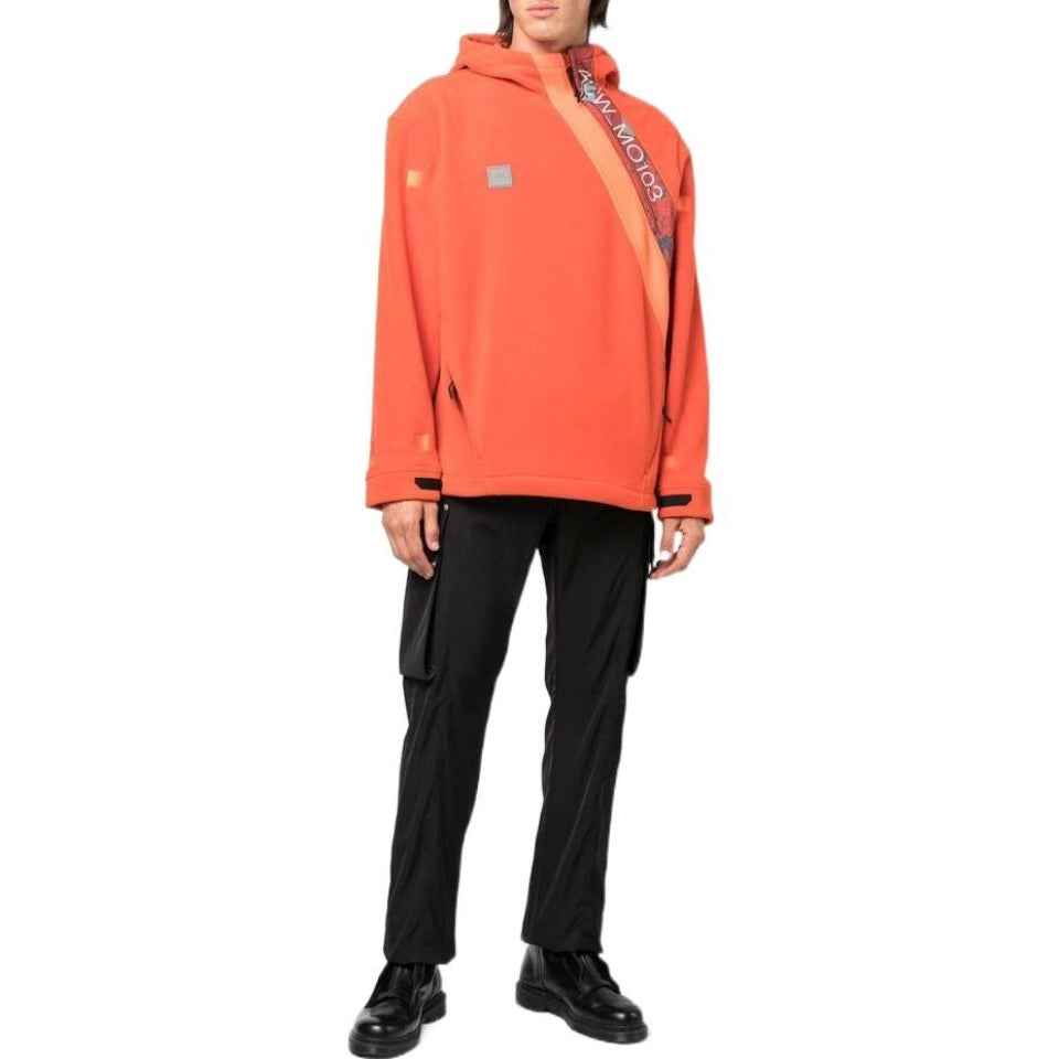 A-Cold-Wall Fleece Half Zip Orange