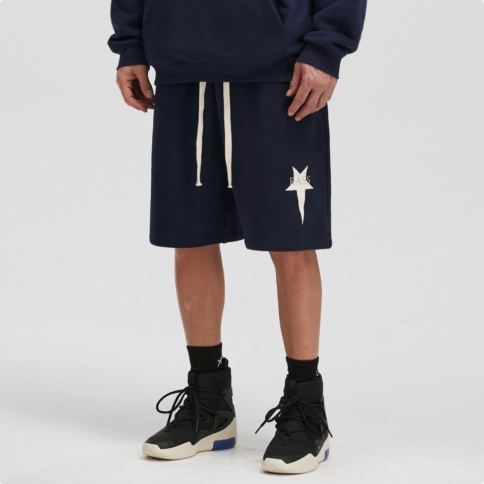 Rass Star Logo Shorts Navy