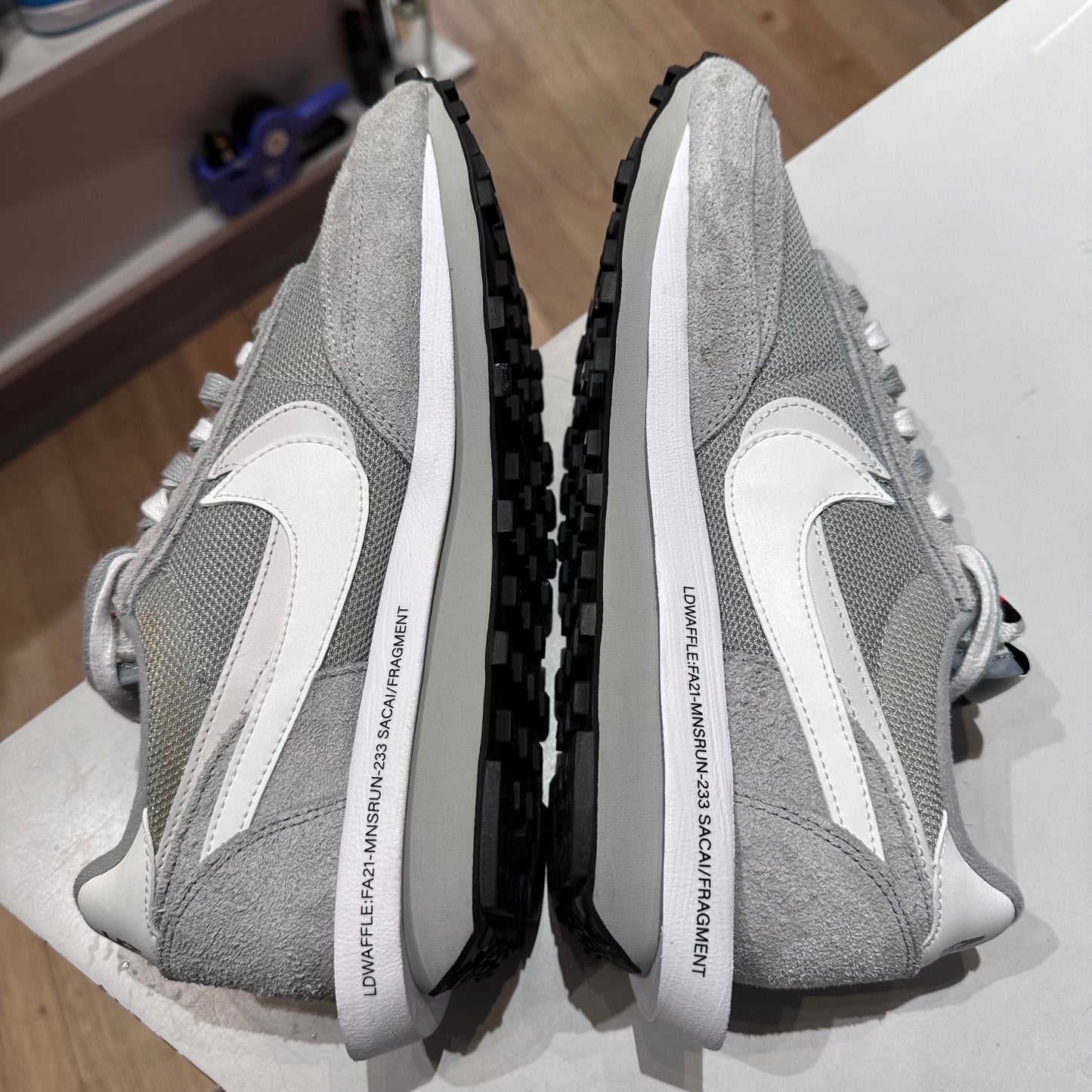 Nike LD Waffle SF sacai Fragment Grey Pre-owned US9.5