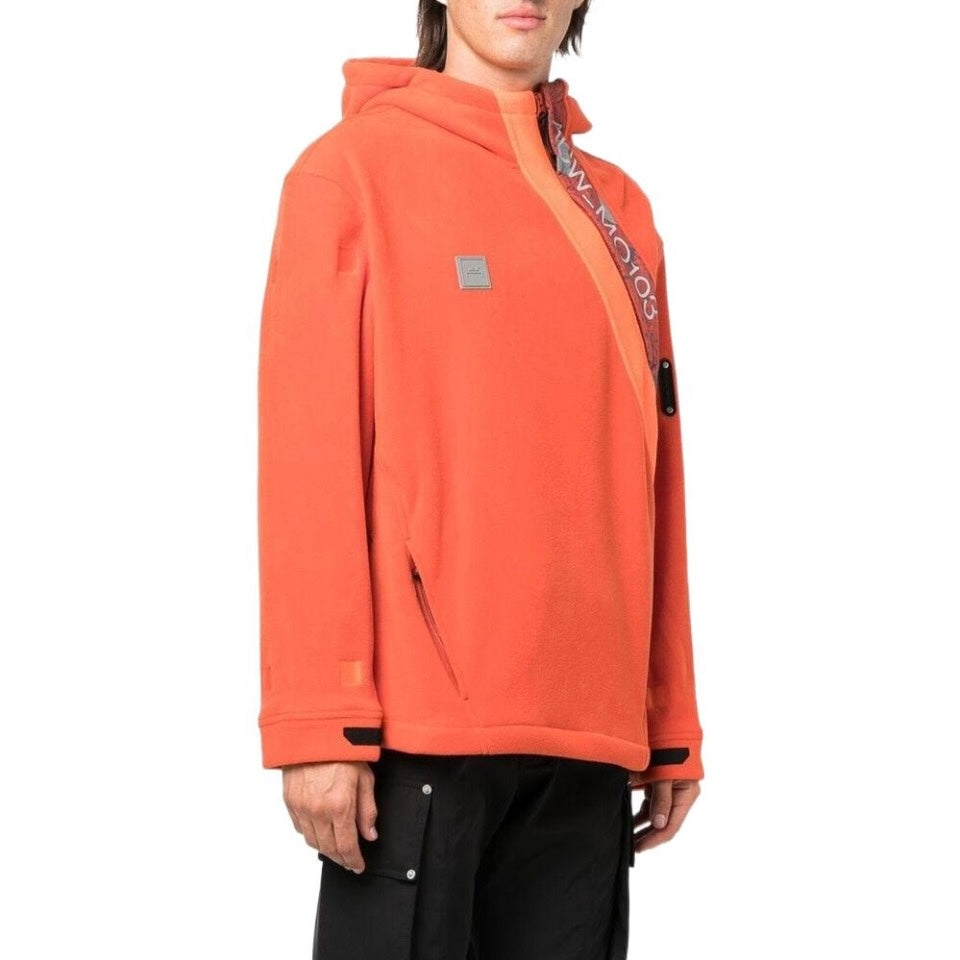 A-Cold-Wall Fleece Half Zip Orange