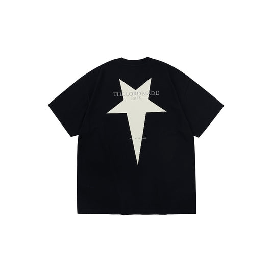 Rass Star Logo Tee Black