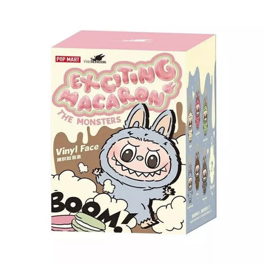 Pop Mart Labubu The Monsters Tasty Macarons Vinyl Face Sealed Case (1 Blind Box)