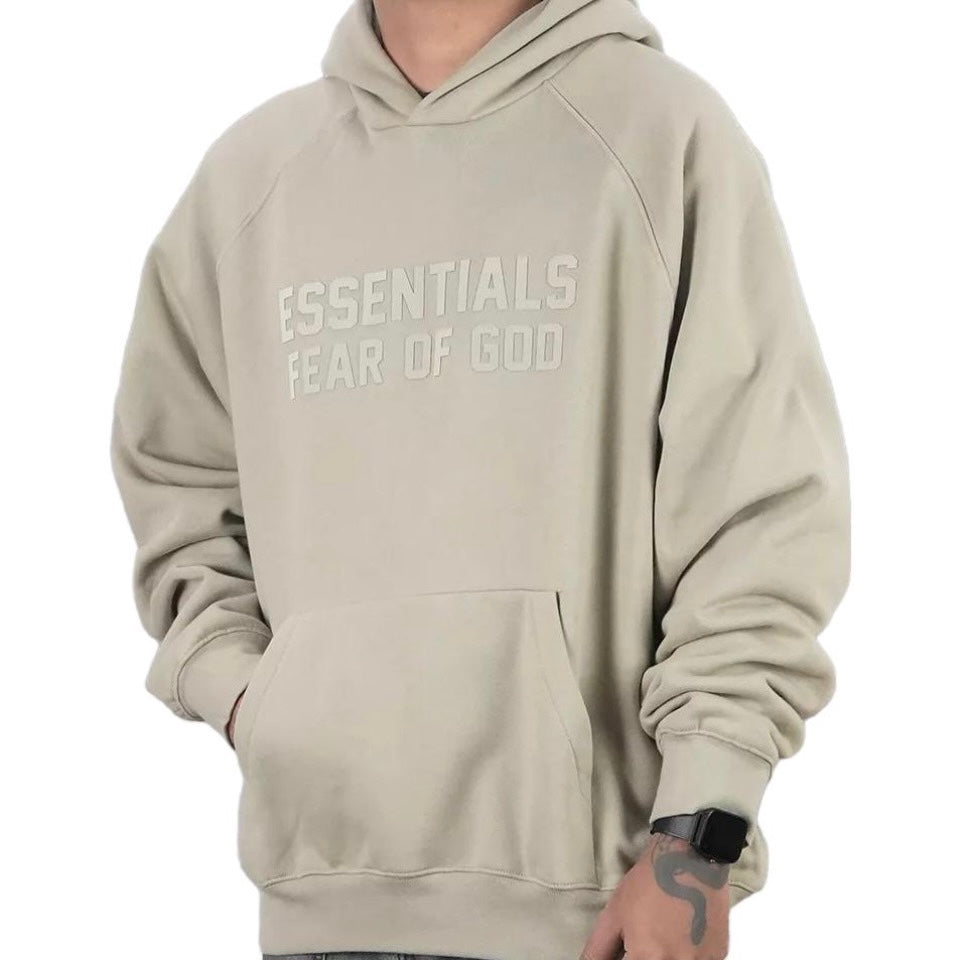 Essentials Fear of God Pull-over Hoodie Moss (Front Print)