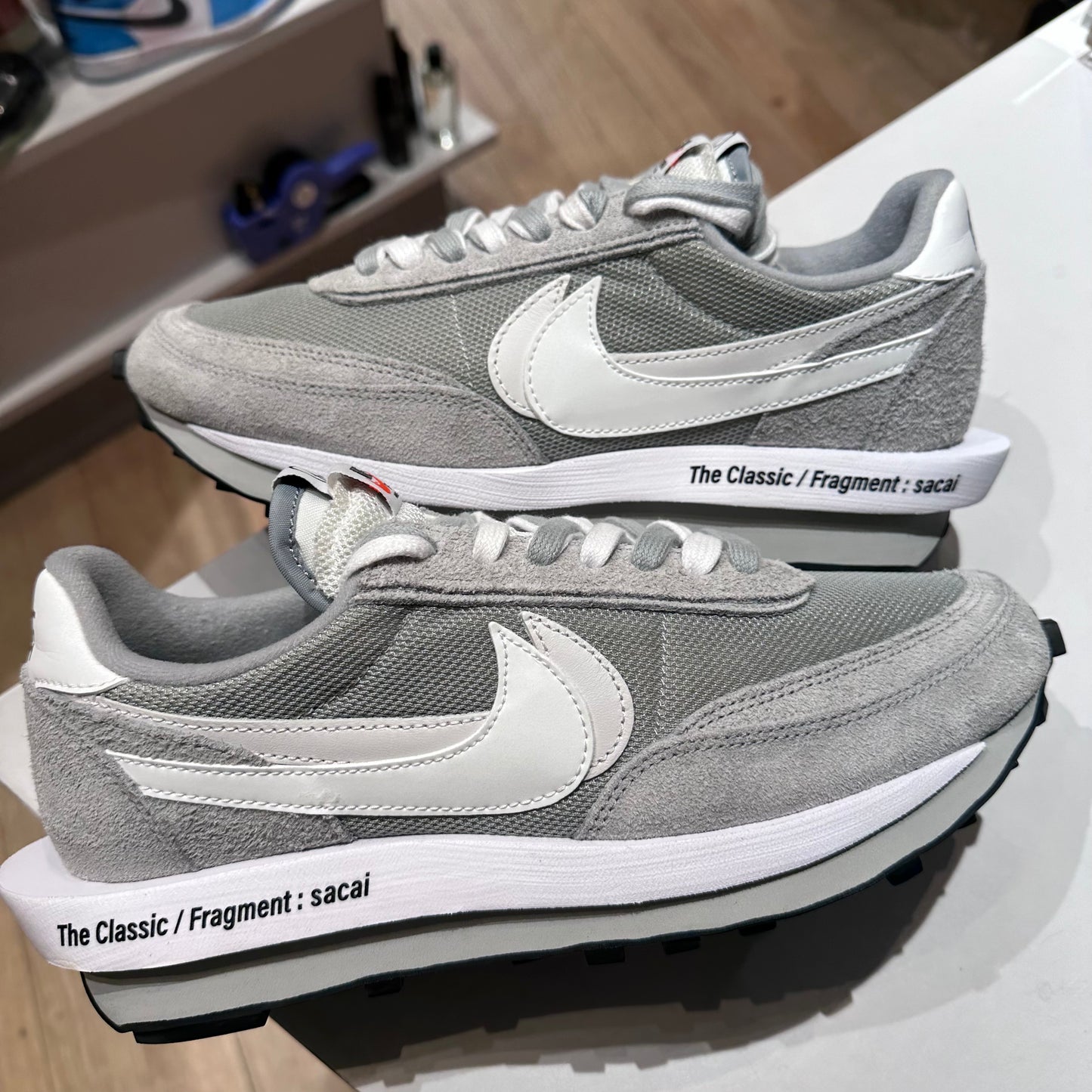 Nike LD Waffle SF sacai Fragment Grey Pre-owned US9.5