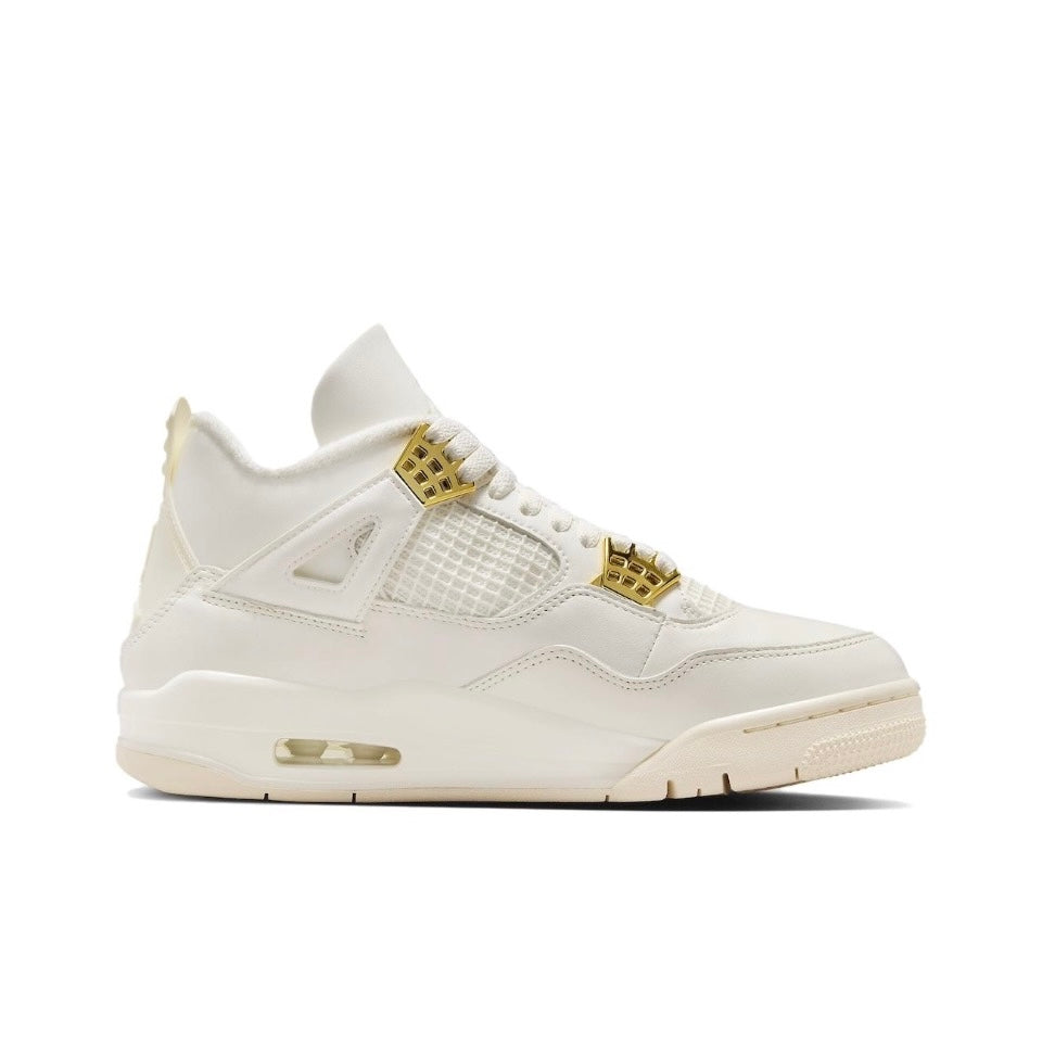 Jordan 4 Retro Metallic Gold (Women's)