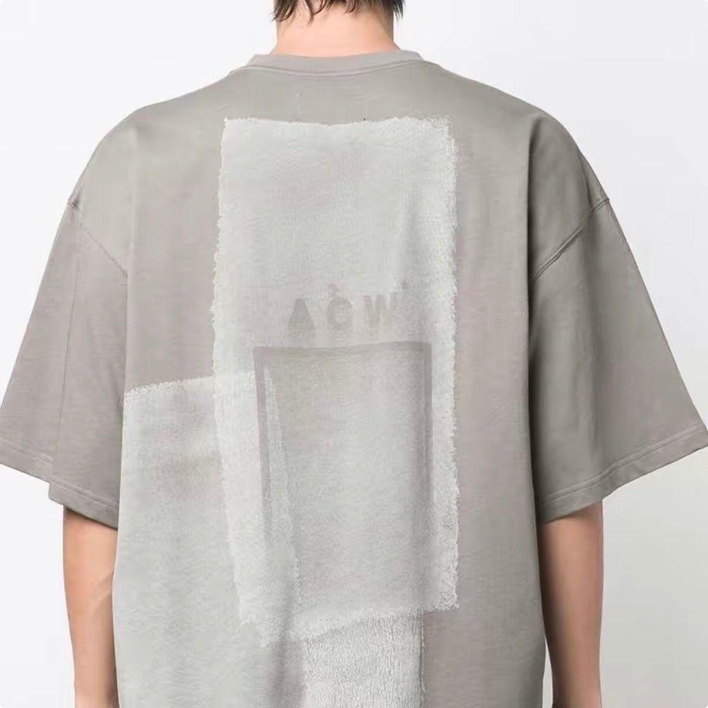 A-COLD-WALL* Graphic-print Short-sleeved T-shirt Grey