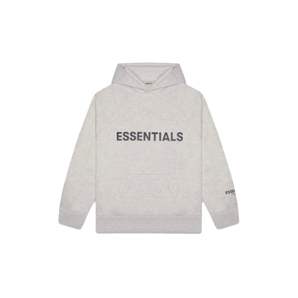 Essentials Fear of God Pull-over Hoodie Grey (Front Print)