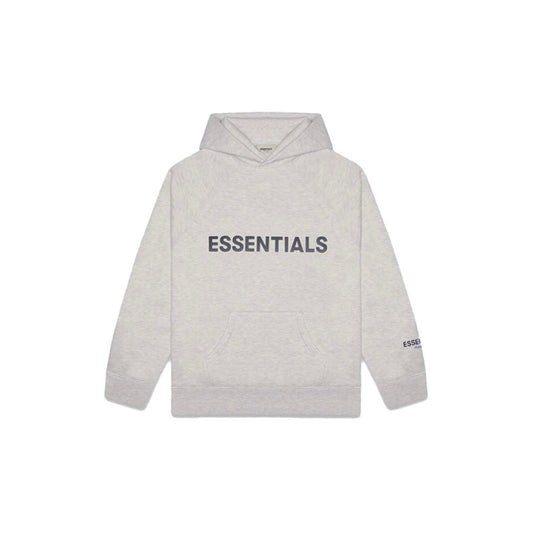 Essentials Fear of God Pull-over Hoodie Grey (Front Print)