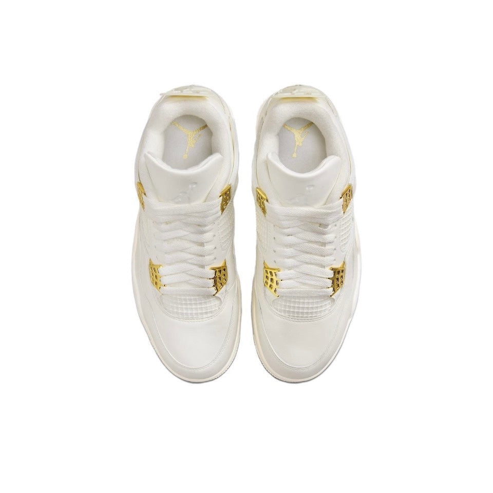 Jordan 4 Retro Metallic Gold (Women's)