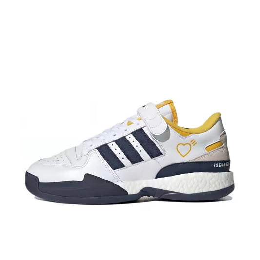 Human Made x Adidas Forum Low boost 'Hazy Yellow Navy'