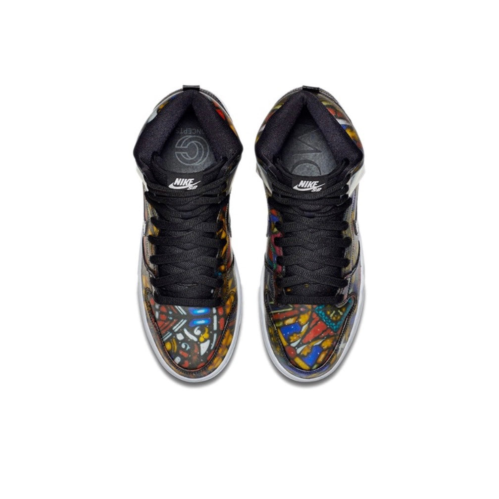 Nike SB Dunk High Concepts Stained Glass