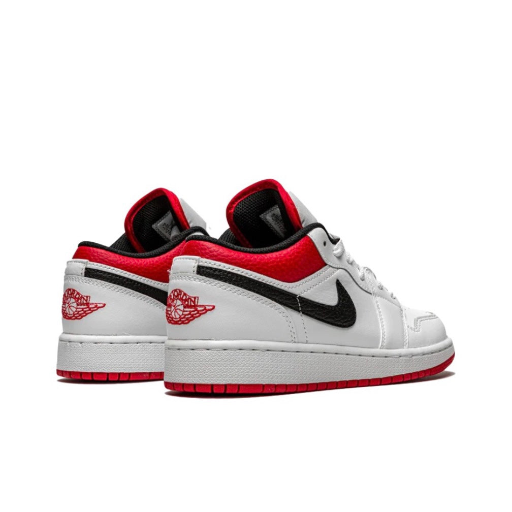 Jordan 1 Low White University Red Black