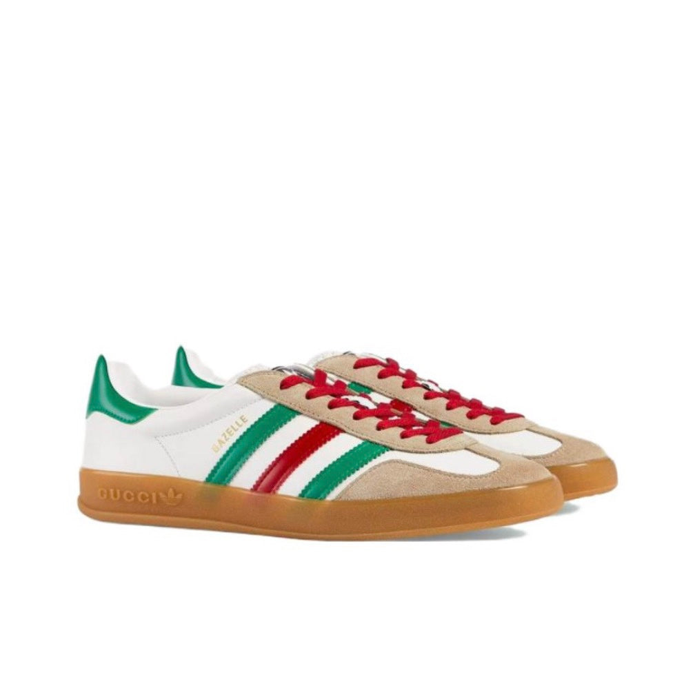 adidas x Gucci Gazelle White Green Red