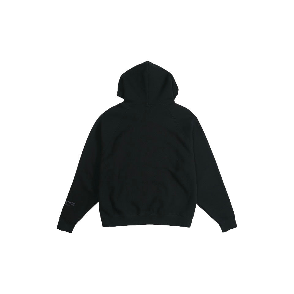 Essentials Fear of God Pull-over Hoodie Black (Front Print)