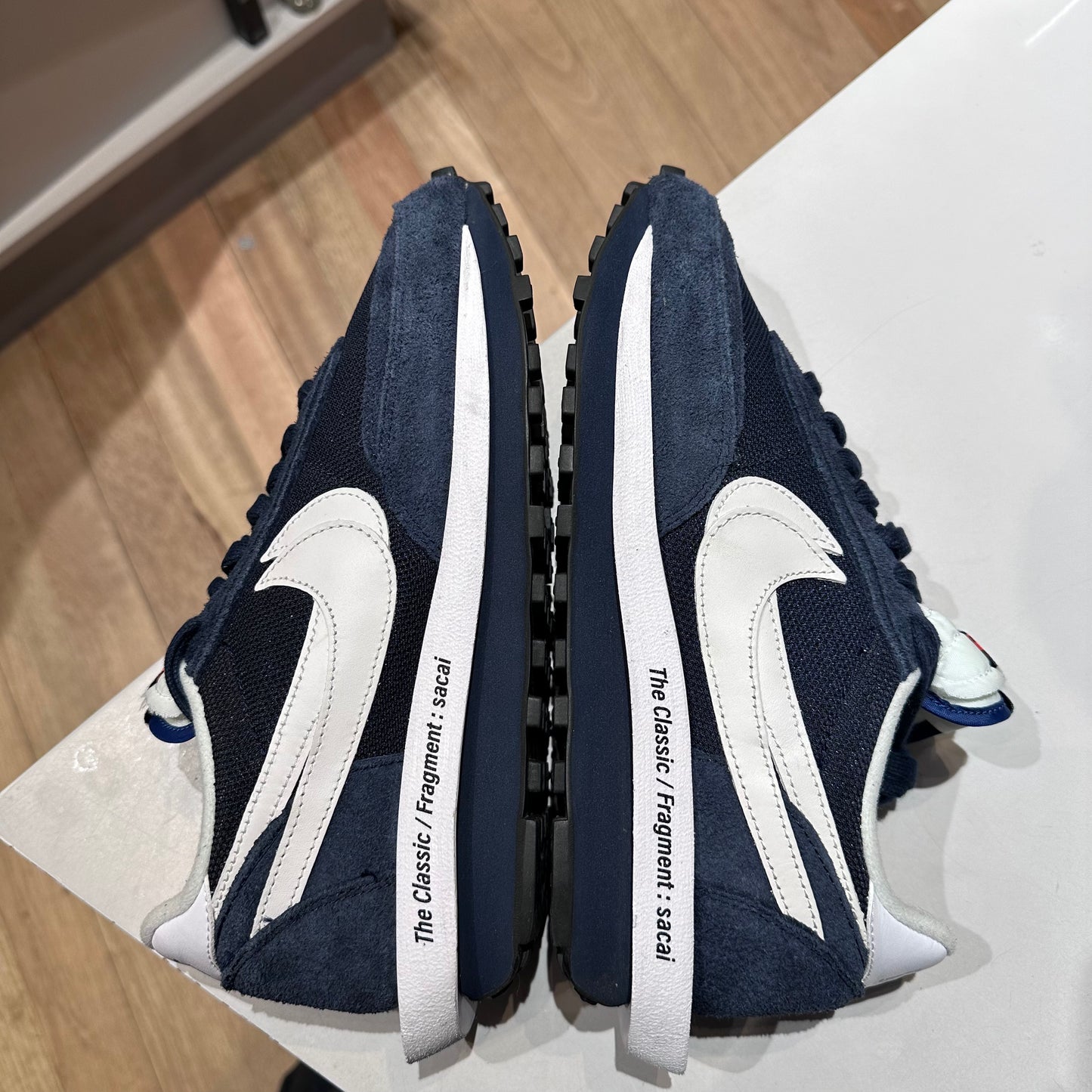 Nike LD Waffle SF sacai Fragment Blue Void Pre-owned US 10.5