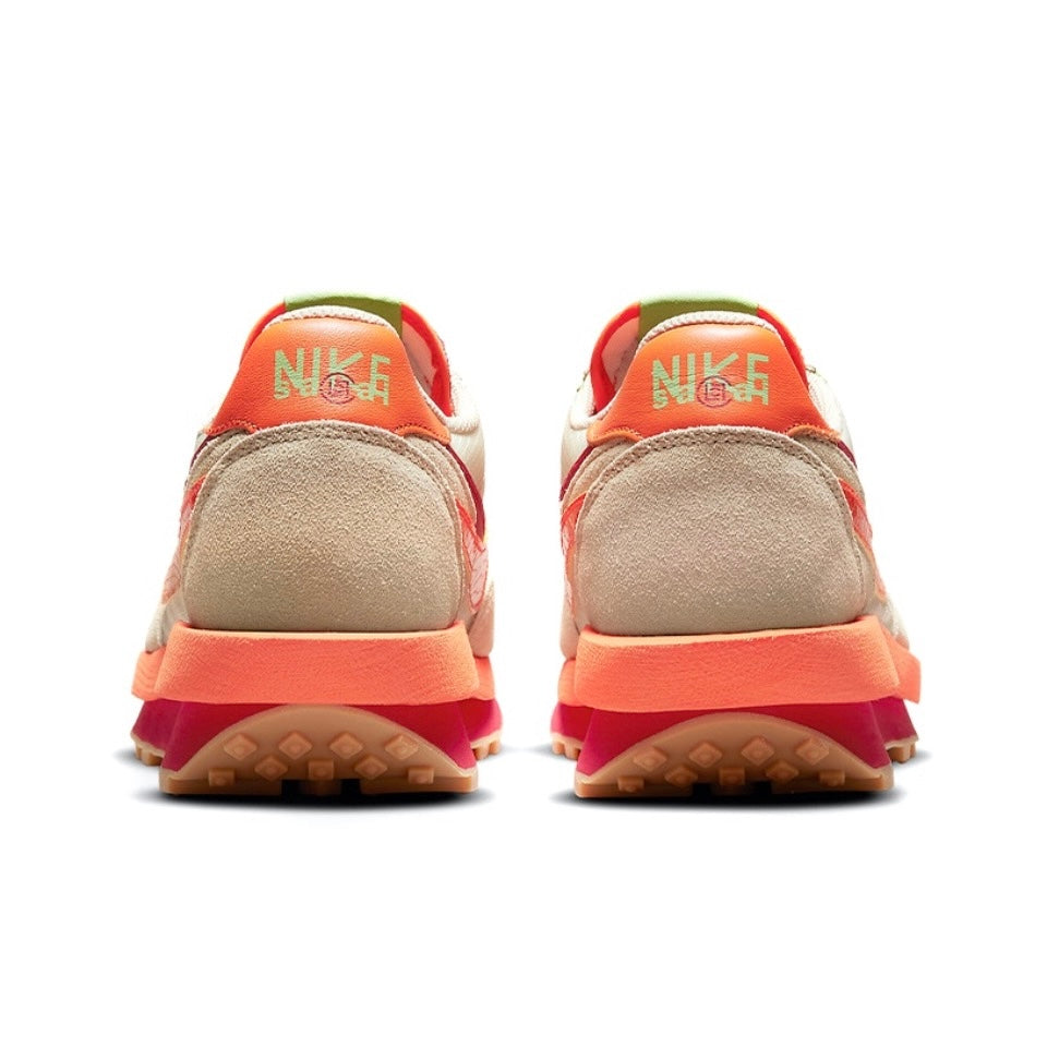 Nike LD Waffle sacai CLOT Kiss of Death Net Orange Blaze