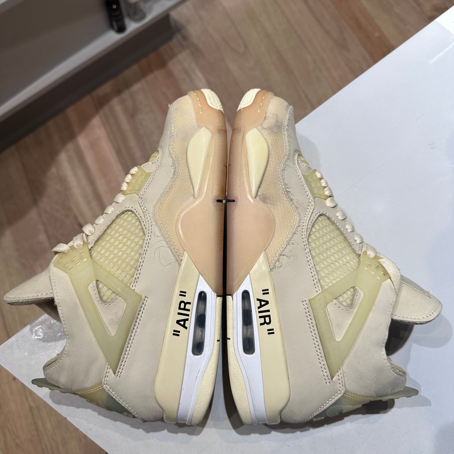 Jordan 4 Retro Off-White Sail (Women's) WUS 11 Pre-owned